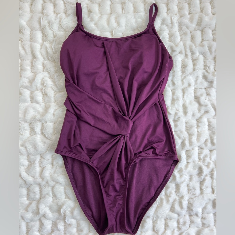KONA SOL Women’s Modest One Piece SWIMSUIT Size M